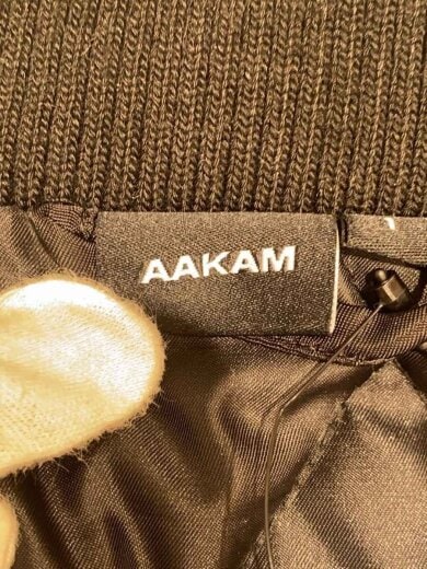 商品画像：AAKAM/High-Neck Bomber Jacket/1/ナイロン/BLK 3