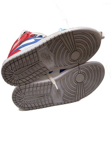 商品画像：1 MID 406T BLUE/SMTWHハイカットスニーカー/26cm/WHT/DQ8426-406// 4