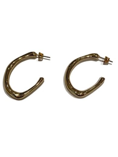 商品画像：オーバルピアス/--/GLD/レディース// 1