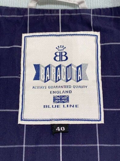 商品画像：BLUE LINE/G4/ナイロンジャケット/40/コットン/GRY/首元汚れ 4