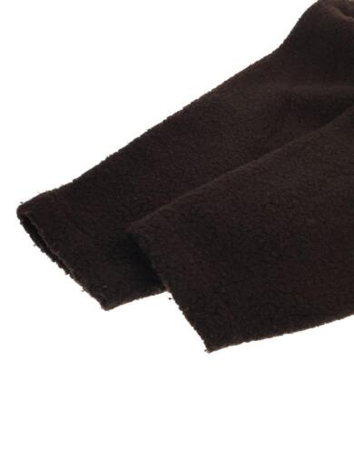 画像：休日と詩クルーネック/カーディガン(厚手)/ウール/BRW/TND-1335