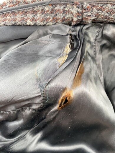 商品画像：ステンカラーコート/--/ウール/BRW/チェック// 5