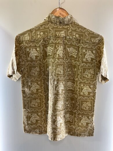 商品画像：ビキニタグ/アロハシャツ/XS/リネン/BEG/総柄 2