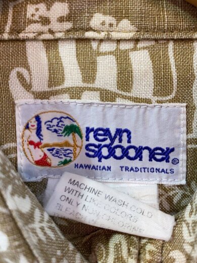 商品画像：ビキニタグ/アロハシャツ/XS/リネン/BEG/総柄 3