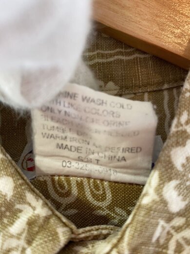 商品画像：ビキニタグ/アロハシャツ/XS/リネン/BEG/総柄 5