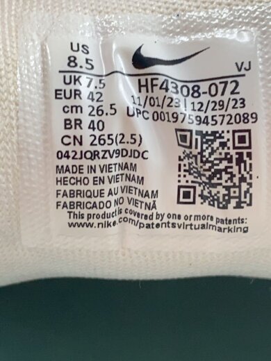 商品画像：P-6000 PRM/26.5cm/WHT 5