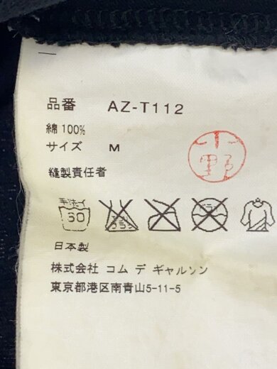 商品画像：Tシャツ/M/コットン/BLK 4