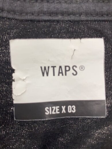 商品画像：Tシャツ/3/コットン/BLK// 3