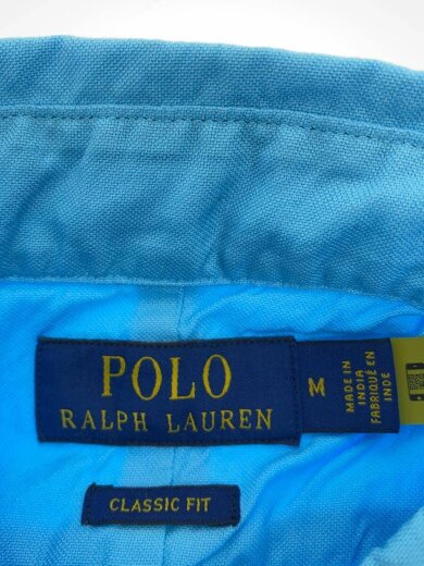 商品画像：CLASSIC FIT/ポニー刺繍/ボタンダウン/シャツ/M/コットン/BLU// 3