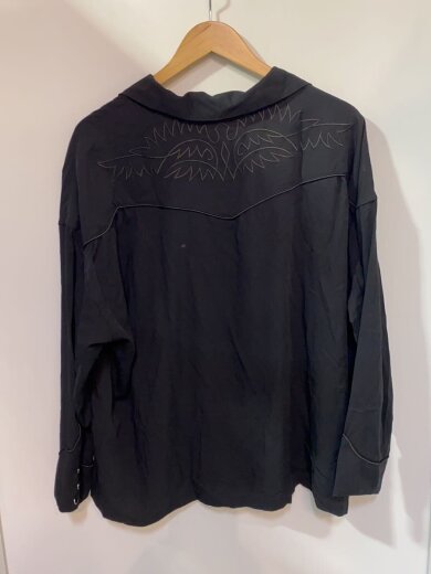 商品画像：長袖シャツ/L/レーヨン/BLK/21sd1298// 2