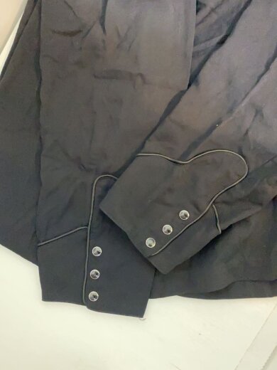 商品画像：長袖シャツ/L/レーヨン/BLK/21sd1298// 5