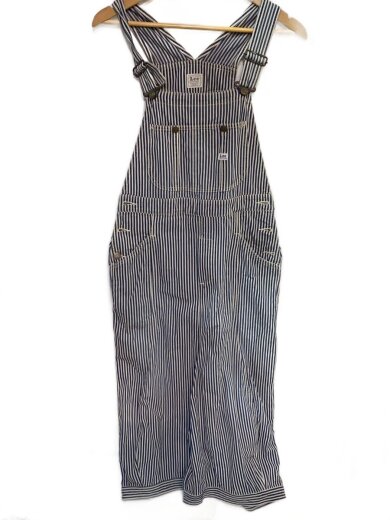 商品画像：ロングスカート/M/デニム/BLU/ストライプ/LB9811 1