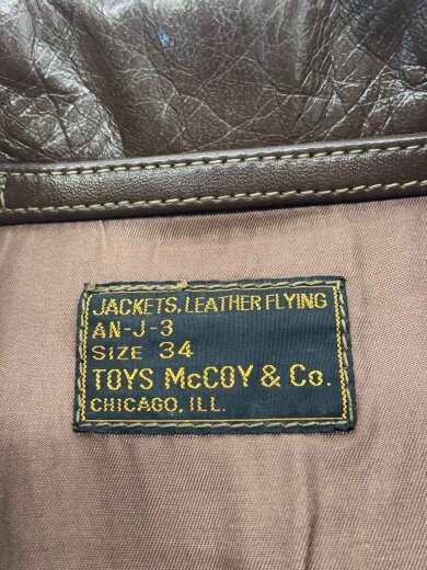 商品画像：GLENVIEW NAVAL AIR STATION/レザージャケット/34/レザー/BRW/AN-J-3 3