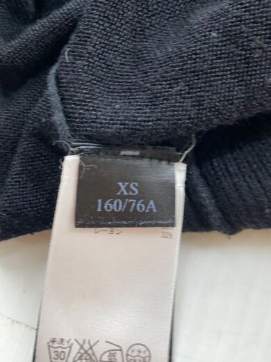 商品画像：CECILY JUMPER/ニット・セーター(薄手)/XS/コットン/BLK 4