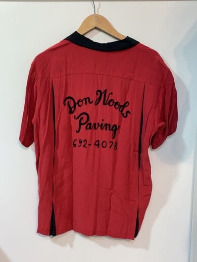 商品画像：半袖シャツ/L/レーヨン/RED/SE38837 2