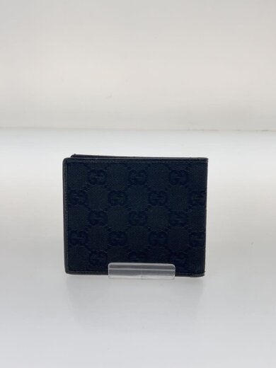 商品画像：2つ折り財布_GGキャンバス/キャンバス/BLK/総柄/メンズ 2