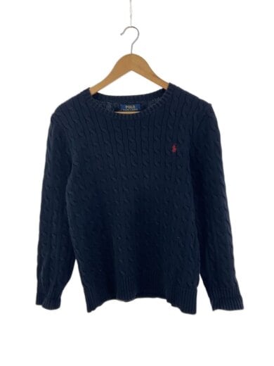 商品画像：赤ポニー/ニット・セーター(厚手)/XL/コットン/ネイビー/323510577011 1