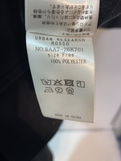 商品画像：ピンタックストレートワンピース/長袖ワンピース/FREE/ポリエステル/ネイビー/RAA7-26K701 4