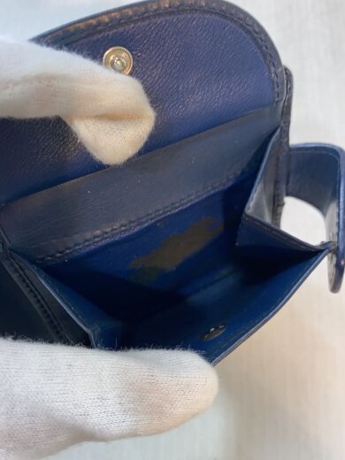 商品画像：財布/レザー/ネイビー/メンズ 5