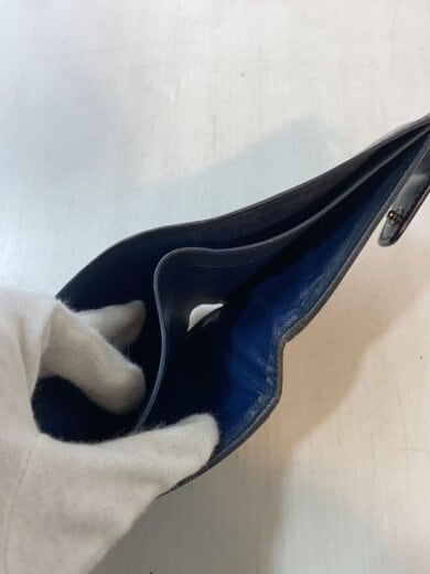 商品画像：財布/レザー/ネイビー/メンズ 6