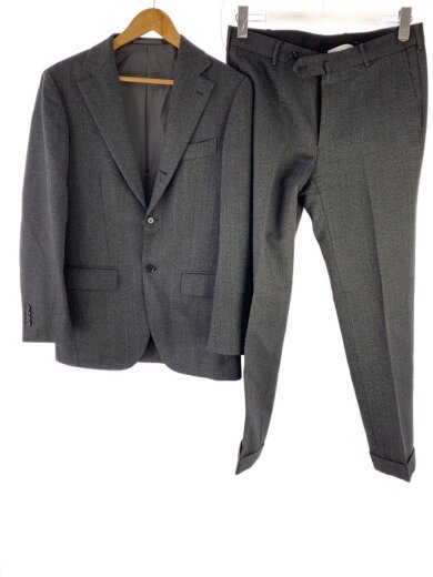 商品画像：LORO PIANA ミックスファブリックデニムスーツ/46/ウール/グレー/24-17-0012-015 1