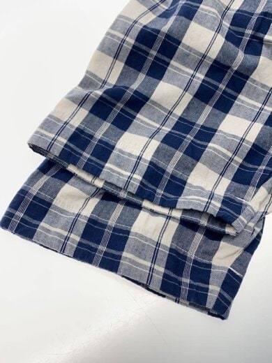 商品画像：7分袖ワンピース/1/コットン/NVY/チェック/GE2313131-21102 5