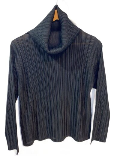 商品画像：タートルネック/長袖カットソー/3/ポリエステル/BLK/PP93-FK346 1