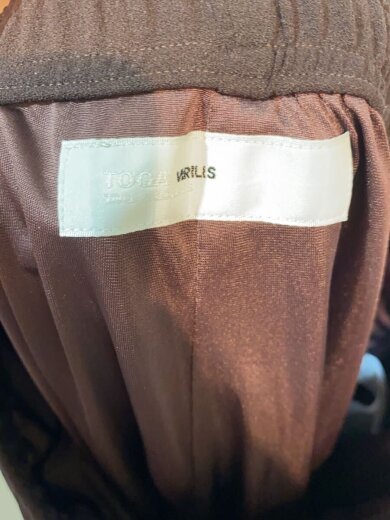 商品画像：STRETCH GEORGETTE PANTS/ボトム/46/ポリエステル/BRW/TV32-JF325 4