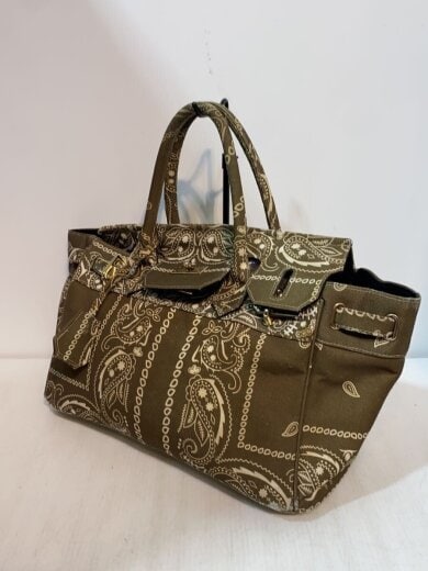 商品画像：NDG Paris/バッグ/キャンバス/GRN/ペーズリー 2