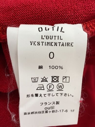 商品画像：ボートネック/カットソー/0/コットン/RED 4