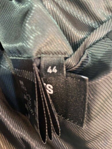 商品画像：エンボスベルベット/ディレクターズラインテーラードジャケット/44/レーヨン/BLK/0211080003 4