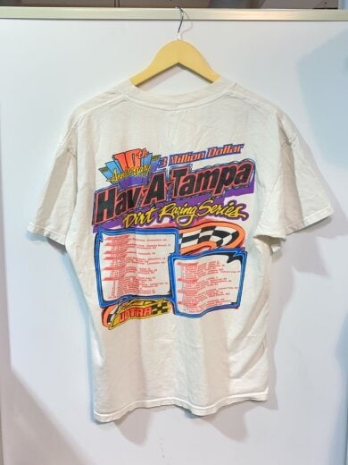商品画像：OLD/HAV-A-TAMPA DIRT RACING SERIES/Tシャツ/L/コットン/WHT/プリント 2