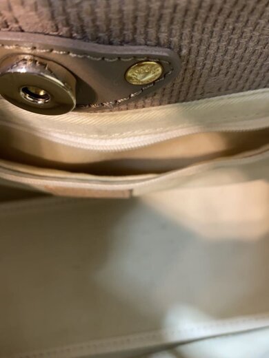 商品画像：イニシャルロゴ/ラインプリント/トートバッグ/キャンバス/CML 6