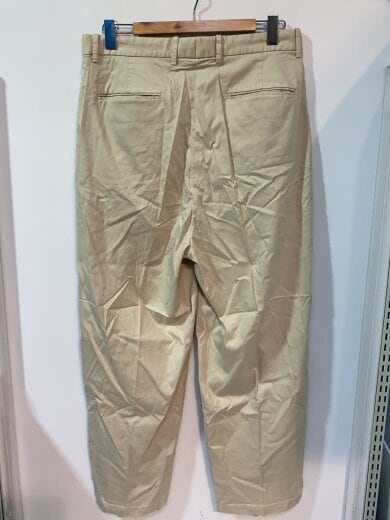 商品画像：BRUSH TWILL 2PLEATED BOLD/ボトム/XL/コットン/CRM/8114-186-0954// 2