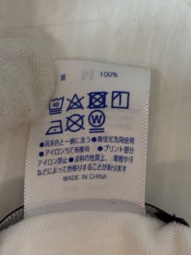 商品画像：Tシャツ/M/コットン/WHT// 5