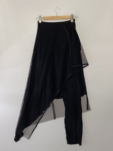 商品画像：メッシュレイヤードスカート/スカート/2/レーヨン/BLK/LS-P24-802// 2