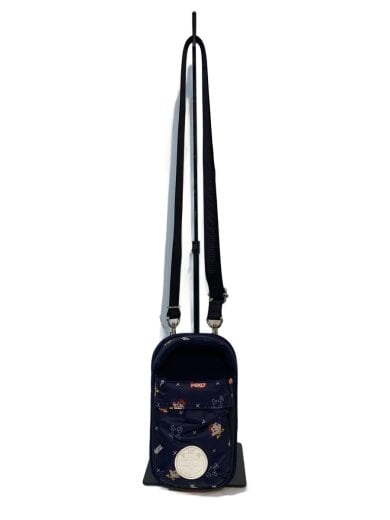 商品画像：MOBILE SHOULDER BAG/ショルダーバッグ/ナイロン/NVY/総柄/393-05967// 1