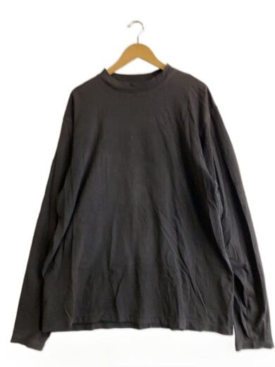 商品画像：長袖Tシャツ/L/コットン/BLK/537288-01// 1