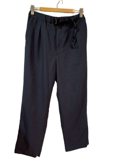 商品画像：DryHeatherTwillNylonBEltTucKWidePanT/2/ポリエステル/NVY/24-ss-009 1