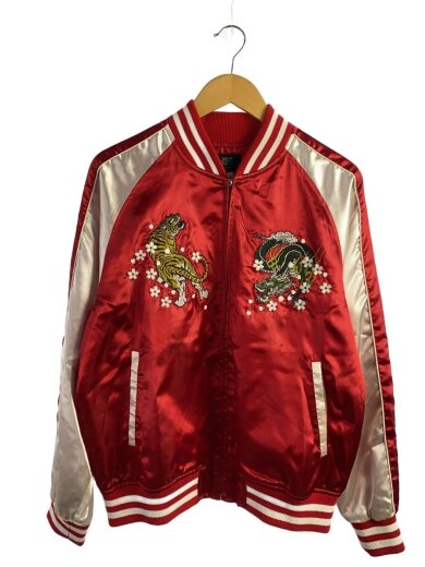 商品画像：朧/スカジャン/L/ポリエステル/RED/9001811 1