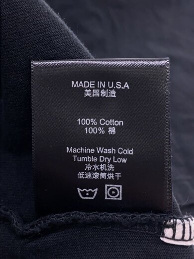 商品画像：Tシャツ/L/コットン/BLK 5