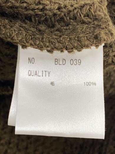 商品画像：カーディガン(厚手)/38/ウール/BRW/無地/BLD039 4