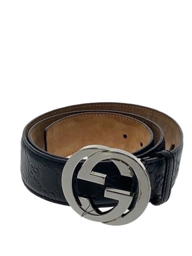 商品画像：ベルト/レザー/BLK/総柄/メンズ/114984・525040・90・36 1