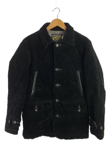 商品画像：コート/40/コットン/BLK/無地/8JK-16 1