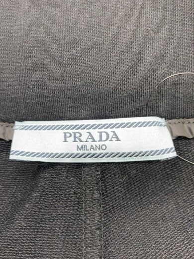 画像：PRADAスウェットパンツ/赤ロゴ/M/--/BLK/無地/PRADA4