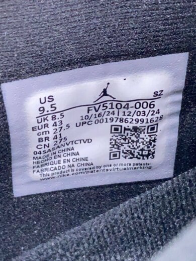 商品画像：AIR JORDAN 11 RETRO LOW_エアジョーダン11 レトロ ロー/27.5cm/BLK 5