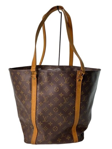 商品画像：サック・ショッピング_モノグラム・キャンバス_BRW/PVC/BRW 1