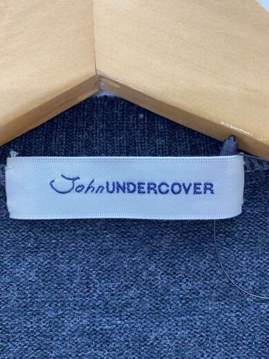 商品画像：ニット・セーター(薄手)/2/ウール/GRY/jul4902/バイカラー 3