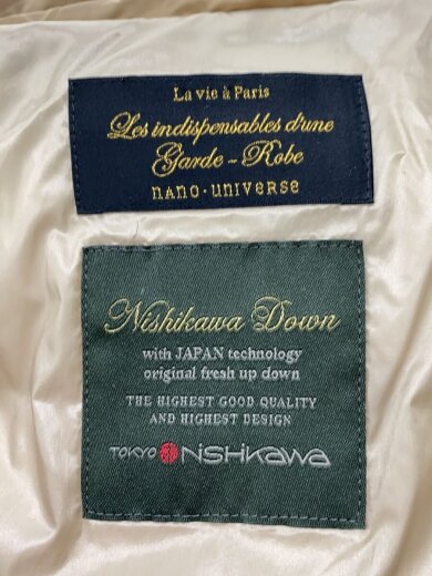 商品画像：ダウンコート/西川ダウン/36/ナイロン/BEG/nl34ct501// 3