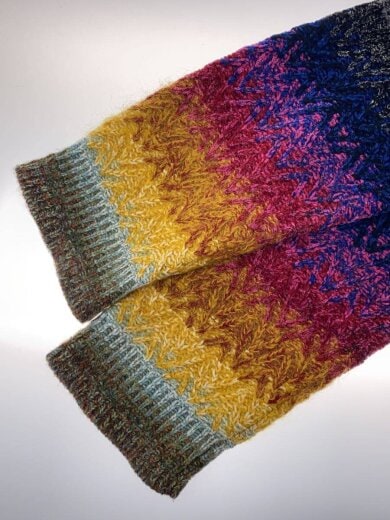 商品画像：22AW/ニット・セーター(厚手)/48/モヘア/マルチカラー/ボーダー/GCMG0267Q0 6